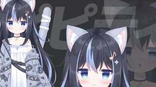 [Live2D Model Display] A NEET kitten who likes playing music games? It's a cute pajama girl!