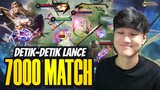 DETIK-DETIK LANCELOT 7000 MATCH PERFECT GAMEPLAY ! - Mobile Legends