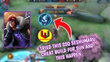 SSQ Sesshumaru best build for sun you must try this in Solo Ranked |Mobile Legends Bang bang