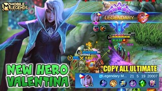 New Hero Valentina Gameplay - Mobile Legends Bang Bang