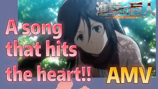 [Attack on Titan]  AMV | A song that hits the heart!!