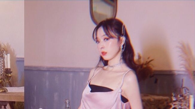 [Sunmi] ชุดเต้นรำสีม่วงอ่อนในยามค่ำคืนพร้อมขาที่นุ่มลื่น - pporappippam เพลงใหม่กลับมาแล้ว