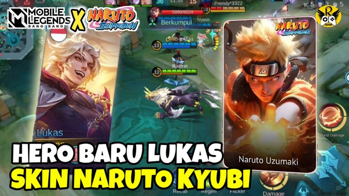 Hero Baru Lukas Bakal Dapat Skin Naruto? Skin Collab Naruto X MLBB