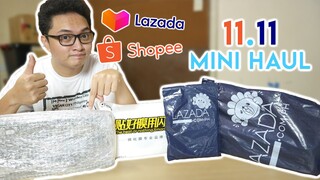 11.11 SHOPEE AND LAZADA MINI HAUL! (FT. RAKK LAM-ANG LITE)