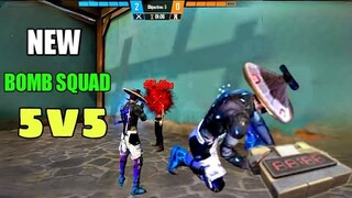 FREE FIRE NEW BOMB SQUAD MODE  GAME PLAY 5v5