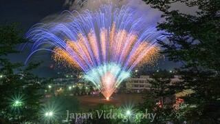 [4K]2018年 宮城県富谷市 市制施行2周年記念 花火プロジェクト Tomiya City second anniversary fireworks project 2018 in Japan