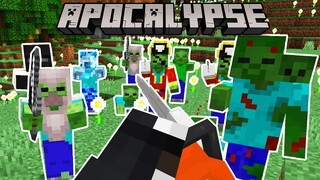 Caves & Cliffs but in a ZOMBIE APOCALYPSE | MCPE/BE Addon/Mod