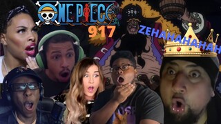 YONKO BLACKBEARD BOUNTY !! ONE PIECE EPISODE 917 REACTION | BEST REACTIONS .