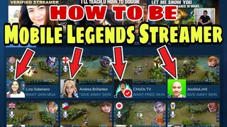 How to LIVE STREAM in Mobile Legends 2021 and GET DIAMONDS