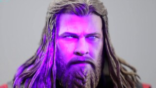 Does the fat Thor have many special effects? Hot Toys "Avengers 4" fat Thor unboxing! [Tao Ge Review