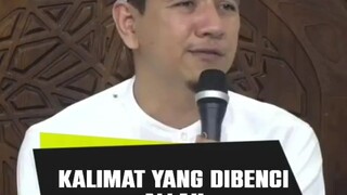 kalimat yang dibenci oleh Allah| Habib Novel Alaydrus