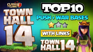 NEW TH14 WAR BASE + LINK | NEW TOP 10 TH14 CWL BASES | CLASH OF CLANS