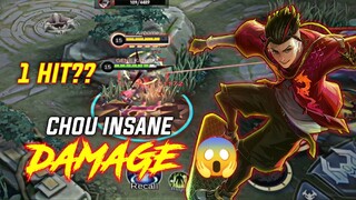 CHOU INSANE DAMAGE YOU MUST TRY THIS BUILD