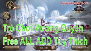 Game Private - Trò Chơi Vương Quyền Lậu Free Tool Add Tùy Thích