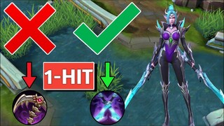 REVAMPED KARINA NEW ONE HIT BUILD IS HERE!! | MLBB | REVAMPED KARINA BEST BUILD IN 2021