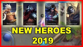 4 UPCOMING NEW HEROES 2019 🟢 MLBB