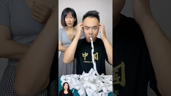 Funny Magic Tricks Revealed By His Wife 😂 #shorts #tutorial #magicreveal