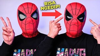 TOPENG TOM HOLLAND INI BISA NGEDIP KAYAK DI FILMNYA! | SPIDER-MAN MECHANICAL LENSES CATTOYS LIFESIZE