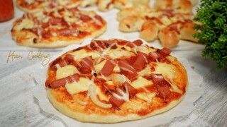 CARA MEMBUAT PIZZA MINI SEDERHANA |  IDE JUALAN  | HOMEMADE ENAK DAN NAGIH # 109