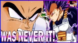 Vegeta was NEVER THAT GUY!