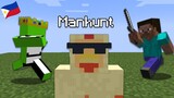 Minecraft Speedrunner VS 3 Hunters (Tagalog)