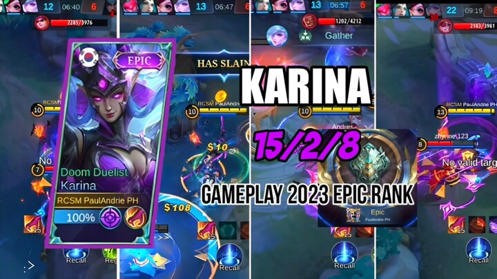 Karina PRO Gameplay and Good Rotation