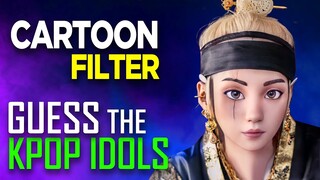 [KPOP GAME] CAN YOU GUESS THE KPOP IDOLS BY CARTOON FILTER ?