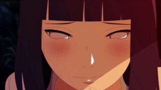 Hinata blushed at the sight.