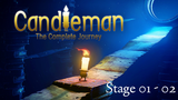 Lilin yang kesepian - Candleman Gameplay chapter 1 stage 01 - 02