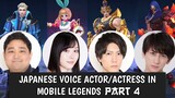 JAPANESE VOICE ACTORS IN MOBILE LEGENDS [PART 4] WITH VOICE SAMPLE