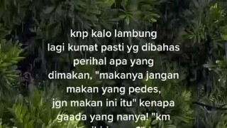 "kamu mikirin apa?" "jangan di pikirin terus". .