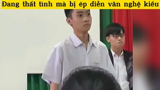 Đang thất tình mà bị ép đi diễn văn nghệ