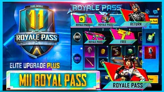 M11 ROYAL PASS REWARDS FIRST LOOK ( 1 TO 50 REWARDS ) AND BIG SURPRISE ANNOUNCEMENT ( BGMI )