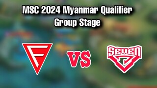 Falcon Esports VS Team 7 ( Bo3 ) | MSC 2024 Myanmar Qualifier Group Stage