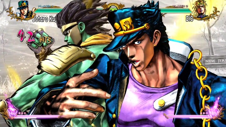 [JOJO All-Stars Brawl] เมื่อคุณเปลี่ยนเอฟเฟกต์เสียงหยุดเป็นเวอร์ชันอนิเมะ