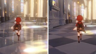 How big is the difference in image quality between the mobile version and PC version of Genshin Impa