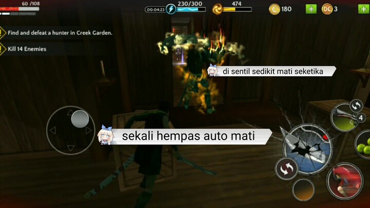 Musuh paling kuat di hempas sekali auto mati !!!