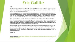 Eric Gallite