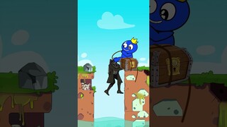 BLUE is a Greedy Person vs Upgraded Titan Cameraman? Challenge! Funny Animation #shorts