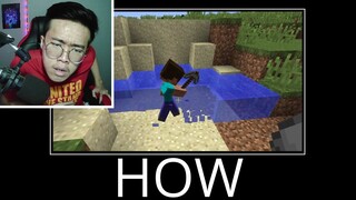 Gua React Minecraft Meme WAIT WHAT #3