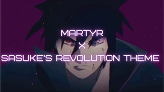 Naruto Shippuden ~ Martyr (junkyousha) ~ Sasuke revolution theme  [trap remix]