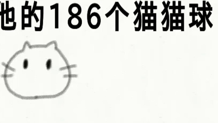 Amice and his 186 cat balls