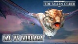 STARWARS JEDI: FALLEN ORDER Cal vs Gorgara Boss Fight Scene
