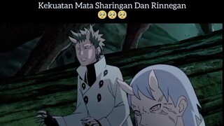 momen Haguromo membangkitkan mata rinegan dan saringgan.