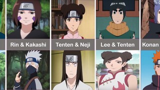 Tout les Couples dans Naruto/Boruto