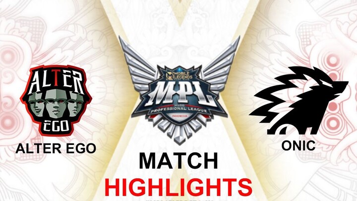 Onic vs Alter Ego HIGHLIGHTS MPL ID S11 Playoffs | ONIC vs AE