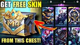 GET GUARANTEED FREE SKIN FROM M4 PARTY CHEST | MOBILE LEGENDS FREE SKIN
