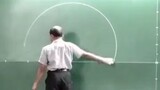 The math teacher says, if this is a circle