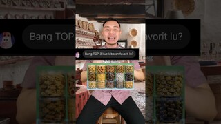 TOP 3 kue lebaran favorit saya?! Kalo kamu paling suka apa? #shorts