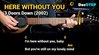 Here Without You - 3 Doors Down (2002) Easy Guitar Chords Tutorial with Lyrics Part 2 SHORTS REELS